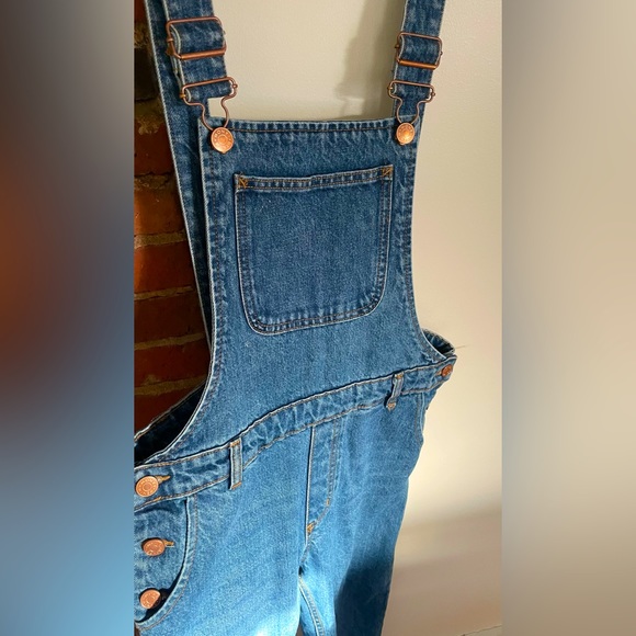 Monki Denim Dungarees S - Picture 2 of 4